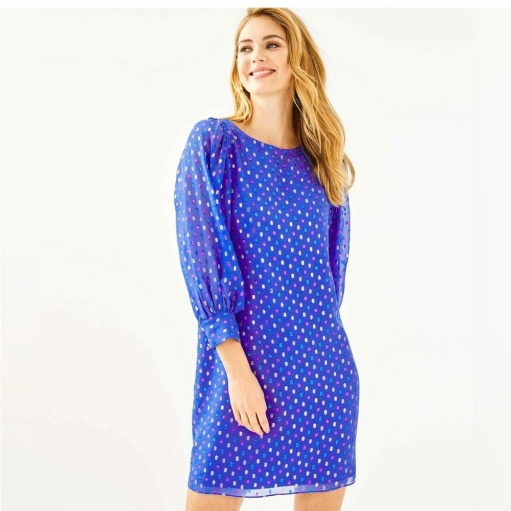 Lilly Pulitzer blue sparkle dress